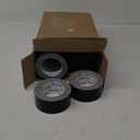 16 Pack Black Duct Tape Bulk 2 inch Duct Tape Heavy Duty 30 Yards Each,Strong No Residue All-Weather Duct Tape, Tear by Hand, Multi-Use for Indoor & Outdoor Repairs, Industrial, Professional Use (2 in x 30 Yards-16 Rolls, Black)
