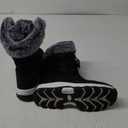 HOBIBEAR Women's Waterproof Winter Snow Boots Lightweight Warm Faux Fur Lined Mid-Calf Booties 8