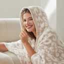 WDCOZY Wearable Blanket Hoodie Poncho Throw Comfy Soft Warm Cape Shawl Cozy Cloak Wrap Hooded with Sleeves For Women Adults