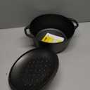 Lodge L8DOL3 Cast Iron Dutch Oven with Dual Handles, Pre-Seasoned, 5-Quart
