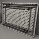 Folding Table 3ft Rectangular All-Occasion Plastic Folding Event Table for Indoor and Outdoor, Portable Desk, Camping, Durable and Stable, HDPE and Steel, Wide Application, White