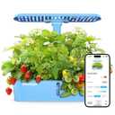 Sainlogic Hydroponics Growing System Kit, 12 Pods Watering Planter, Smart Indoor Garden with APP & WiFi Connected, 5 X Growth with 24W LED, Quiet Pump, for Vegetables, Herbs and Flowers