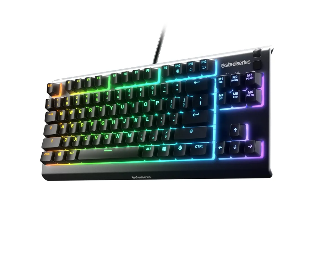 SteelSeries Apex 3 RGB Gaming Keyboard – 10-Zone RGB Illumination