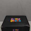 Women's Faux Fur Snow Boots for Women Warm Winter Fluffy Boots Fuzzy Comfortable Shoes (8, Black)