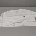 Lacoste Men's Short Sleeve V-Neck Pima Cotton Jersey T-Shirt, Size L