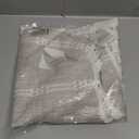 Gernaice Rustic Stripe Embroidered Tablecloth Heavy Small Square Tassel Cotton Linen Table Cloth Wrinkle Free Washable Table Cover for End Bedside Coffee Teapoy Table Tea Trolley Brown 36x36 Inch