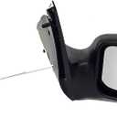 Dorman 955-472 Passenger Side Manual Door Mirror - Folding Compatible with Select Ford Models, Black