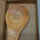 Patelai Acacia Wood Spoon Rest for Stove Top Bamboo Holder for Spatula Rest for Kitchen, Counter Spoon Holder for Countertop, Modern and Rustic for Farmhouse as Dining Table Decoration(Wood Color)