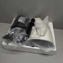 EanOruus 3-in-1 Cold Press Juicer, Juicer Machines with 6.5" Extra Large Chute, 100oz Large Capacity, AC Motor, Perfect for Juice, Nut Milk & Sorbet, Bright White