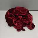 SHENHE Women's Bow Velvet Mini Dress Vintage A Line Ruffle Flowy Holiday Cocktail Party Dress M