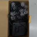 Multicolor Solar Christmas String Lights Outdoor, 2-Pack 100 LED 64FT Crystal Globe Solar Lights Outdoor Waterproof with 8 Lighting Modes, Christmas Decorations for Xmas Tree Wedding Patio Party