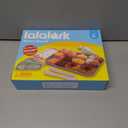 lalalark Cookie Play Food Set, Toddler Pretend Toys, 17 PCS Kitchen Toy Food Sets with Plastic Cookies, Baking Menu, Bakery Tray, and Play Money for Boys and Girls, Birthday Gift for Kids