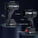 Cordless Leaf Blower,Handheld Leaf Blower, Lightweight Leaf Blowers for Patio Cleaning, Lawn Care, Leaves, Dust