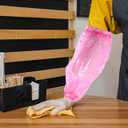 Zerodeko Waterproof Cleaning Oversleeve 6 Pairs Elastic Oilproof Arm Sleeve Protector for Kitchen Household Use 14.96X4.72In Reusable Sleeve Protectors for Women and Men