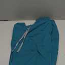 niaahinn Women's Scrub Top with Classic V-Neck & Yoga Jogger Pants Medical Nursing Uniform Set (Medium, Caribbean Blue)