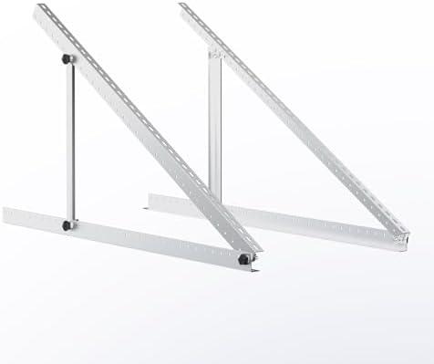 Renogy 50in Adjustable Solar Panel Mount Brackets with Foldable Tilt Legs on Any Flat Surface for RV, Roof, Boat, Any Off-Grid Systems