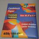 50Sheets 65 lb / 180GSM Blue Cardstock Paper  Premium Heavy-Weight Paper for Crafts, DIY Projects, Scrapbooking, Handmade Cards, Printing, and More  Vibrant Colors, Printer-Friendly