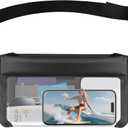 Waterproof Fanny Pack, Waterproof Pouch with Waist Strap for Phone Passport Purse, Floating Dry Bags for iPhone 16/15/14/13 Pro Max Galaxy S25 S24 and Pixel, Boating Surfing Kayaking Accessories