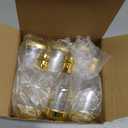 Cunhill 18 Pcs Mini Champagne Bottles Container Bulk Plastic Small Champagne Candy Bottles DIY Favor Mini Candy Jars Wedding Favors for Wedding Bridal Baby Shower Birthday (Clear and Gold)