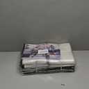 HOMESURE 8 Pack Large Strong Moving Bags with Zippers & Carrying Handles - Water-Resistant - Heavy Duty Storage Tote for Space Saving, Fold Flat, Alternative to Moving Box (Semi-Transparent)