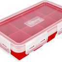 IceTopper Ice Cube Tray with 2 Attached Lids - Easy Release Ice Cube Molds, 14 Cubes per Tray, Stackable & Dishwasher Safe, 100% Food Grade, BPA Free & Recyclable (XL, 1 Pack)