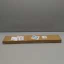 LazBlinds No Drill Blackout Vinyl Mini Blinds, White 26"x64"
