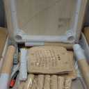 FUNLIO Kids Table and 2 Chairs Set, Height Adjustable Toddler Table and Chair Set for Ages 3-8, Easy to Wipe Arts & Crafts Table, for Classrooms/Daycares/Homes, CPC & CE Approved (3pcs Set) - Natural