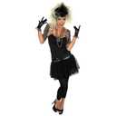 fun shack 80s Pop Star Costumes for Women, Vintage Pop Star Outfit, 80s Halloween Party Costume for Women, Large