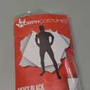 Morphsuits Full Body Costume Halloween Bodysuit, Spandex Bodysuit Costumes Adult, Morph Suits Adults, Mens Halloween Costumes (X-Large, Black)