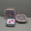 MasterChef Glass Storage Square Container 84.5 fl oz, 2 pack, 1 Snapware Total Solution food storage container