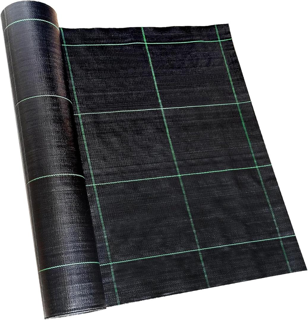 3ft x 300ft Landscape Fabric -Heavy Duty Weed Barrier Fabric for Landscaping, Weed Blocker Cloth,Geotextile Fabric for Garden, Driveway & Ground Cover, Garden Weed Mats,Grid Design