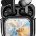 LX-50 Wireless Earbuds with ENC Noise Reduction, Hi-Res Sound, 5H Playtime, Type-C Charging, Black