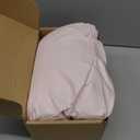 Toddler Pillow with Pillowcase - 10x18 My Little Dreamy Kids Travel Bed Pillows for Sleeping, Organic Cotton Small Pillowcase, Soft & Breathable, Machine Washable, Toddlers 2-5 Years Old (Mist Pink)