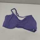 YEOREO Halter Sports Bras for Women Adjustable Strappy Open Back Impact Removable Pads Deep V Bra Workout Gym Yoga Crop Top (Medium, Deep Cobalt Blue)