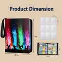 Card Binder 9 Pocket,Trading Card Binder 900 Pockets,Premium Collector's Album Display Zipper Binder,3-Ring MTG/TCG Card Holder Folder Gifts for Boys Girls