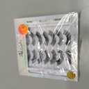 2 x Wispy False Eyelashes Kit With Bond, Seal and Tweezer, 7 Pairs Natural Look Fake Cat Eye Lashes Strips Thin Band Extensions Waterproof Easy Eyelashes for Beginners DF100