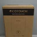 Electric Tankless Water Heater, ECOTOUCH 18kW on Demand Instant Water Heaters 240V, ETL Certificated Self-Modulation Point of Use Hot Water Heater Whole House ECO180B Black