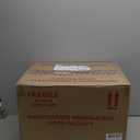 Sooyee 40L Automatic Trash Can with Lid, 10.5 Gallon Bathroom Trash Can Smart Trash Can, Motion Sensor Trash Can for Bedroom, Bathroom, Kitchen, Office, White+Gold Border Trash Bin, 3 Opening Modes