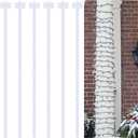 12 Pcs Christmas Light Clips Hooks for Outdoor Strip Light No Wrap Ties Mounting Straps Christmas Tree Hanging Rope Holder for Xmas Tree Column Outside Porch
