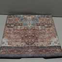 OJIA Non-Slip Stair Treads Matching Mat for Wooden Steps, Square Rubber Backing Anti-Slip Stair Carpet Landing Mat Stair Rugs 31x31 Inch