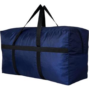 Extra Large Storage Duffle Bag for Travel, Black Oversized Giant Big Traveling Duffle Bag (XX-Large-42"(L) X 13.5"(W) X 23"(H), UPG Blue)