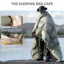 BISINNA Down Sleeping Bag for Adults 650FP Ultralught Wearable 3 Season Backpacking Sleeping Bags Muti-Use Outdoor Packable Sleeping Bag with Compression Sack for Hiking Travel