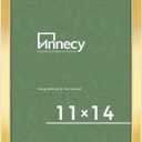 Annecy 11x14 Picture Frame Gold1 Pack, 11 x 14 Picture Frame for Wall Decoration, Classic Gold Minimalist Style Suitable for Decorating Houses, Offices, Hotels