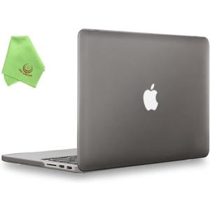 UESWILL Matte Hard Shell Case Cover Compatible with MacBook Pro (Retina, 13 inch, Early 2015/2014/2013/Late 2012), Model A1502/A1425, No CD-ROM, No USB-C, Gray