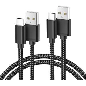 Basesailor iPad Mini 7 Charger Cable 6.6FT 2 Pack,USB Type C Charging Power Cord for iPad Pro 10th Air 4th 5th Mini 6th,Samsung Galaxy S24 S23 S22 S21 Note 20,Moto Z4 G7 G9 Play,Steam Deck,AirPods 4