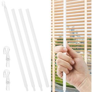 ABOOFAN 1Pcs 46 Inch Blind Wand Replacement with Hooks Long Vertical Blinds Stick for Windows Curtain Door Shades Opener Accessory ABOOFAN 1Pcs 46 Inch Blind Wand Replacement with Hooks Long Vertical Blinds Stick for Windows Curtain Door Shades Opener Accessory