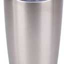 SUNWILL Travel Coffee Tumbler 20 oz, Stainless Steel Mug with Lid, Insulated Cup for Water, Tea, Hot and Cold Drinks, Silver