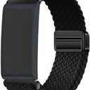PONATTENO Braided Band Compatible for Amazfit Helio Strap/CMF Watch 3 Pro, Magnetic Buckle Design, Breathable Soft Elastic Sport Wristband for Helio Strap Fitness Tracker