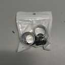 YOSRTER 5PCS Control Knob Cover for Dodge Durango Accessories 2021 2022 2023 2024 2025 Aluminum Air Conditioning AC Climate Switch Volume Tune Button Knob Cover(Black)