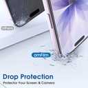 mFilm OneTouch Screen Protector for iPhone 17 6.3'' 2025 + Camera Lens Protector | Auto-Alignment install | Bubble Free | 9H+ Military-Grade Tempered Glass | FHD Clarity | Case Friendly | 2+2 Pack